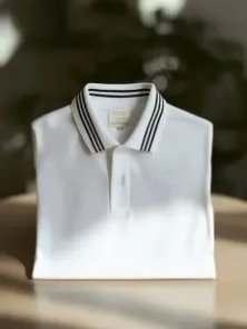 Balltoy Men’s Classic Business Crocodile Logo Short Sleeve Shirt